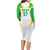 Mali Vulture Family Matching Long Sleeve Bodycon Dress and Hawaiian Shirt Sporty Style with National Flag Colors