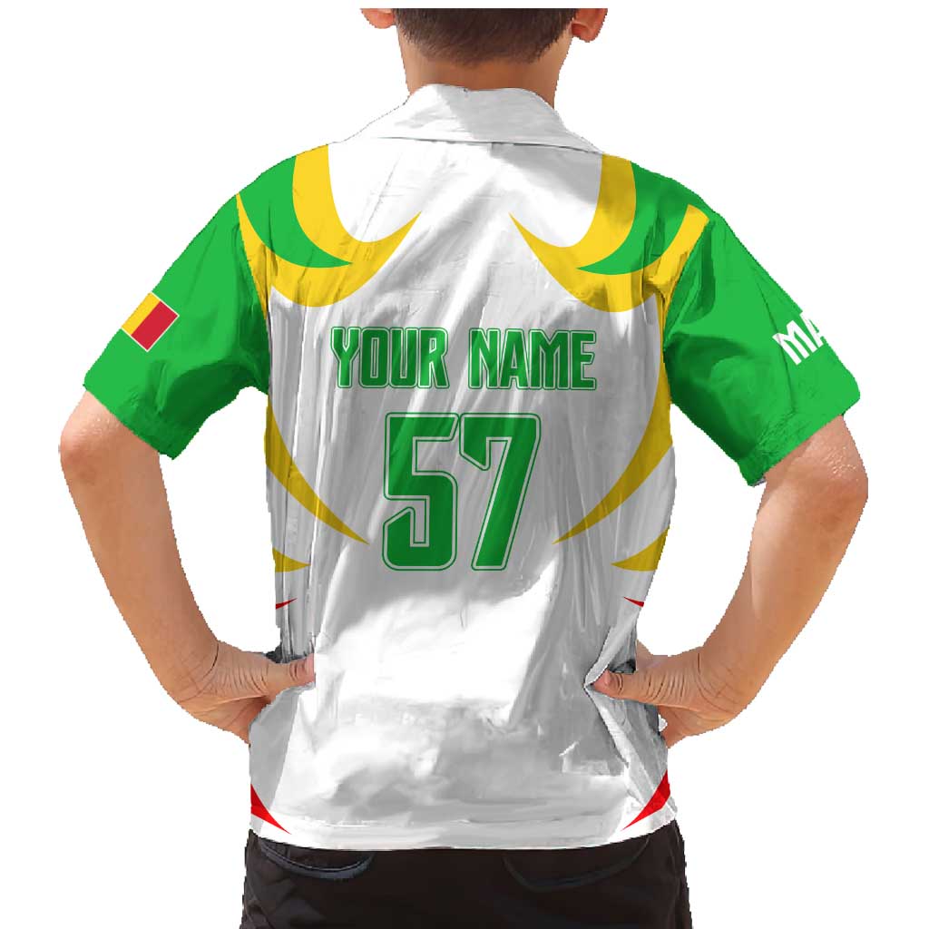 Mali Vulture Family Matching Mermaid Dress and Hawaiian Shirt Sporty Style with National Flag Colors