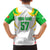 Mali Vulture Family Matching Off Shoulder Short Dress and Hawaiian Shirt Sporty Style with National Flag Colors