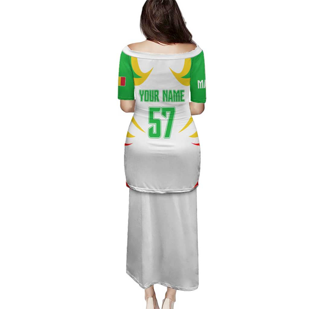 Mali Vulture Family Matching Puletasi and Hawaiian Shirt Sporty Style with National Flag Colors