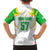 Mali Vulture Family Matching Short Sleeve Bodycon Dress and Hawaiian Shirt Sporty Style with National Flag Colors