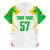 Mali Vulture Family Matching Short Sleeve Bodycon Dress and Hawaiian Shirt Sporty Style with National Flag Colors