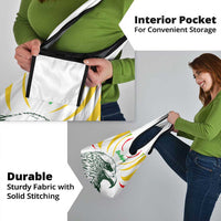 Mali Vulture Grocery Bag Sporty Style with National Flag Colors