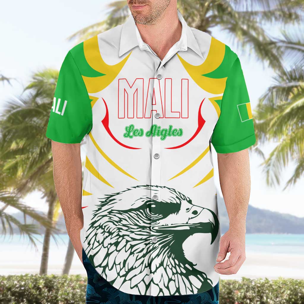 Mali Vulture Hawaiian Shirt Sporty Style with National Flag Colors