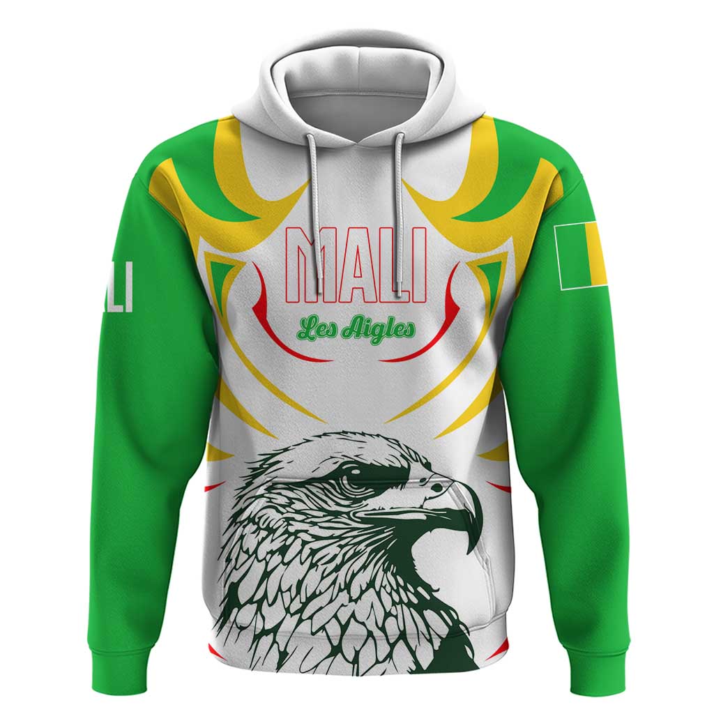 Mali Vulture Hoodie Sporty Style with National Flag Colors