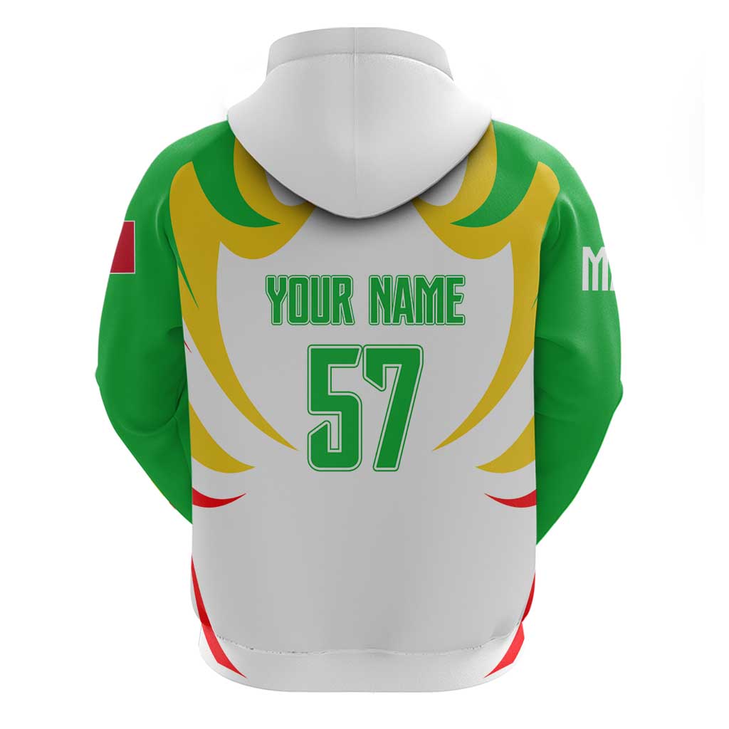 Mali Vulture Hoodie Sporty Style with National Flag Colors