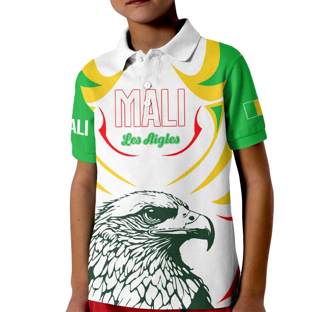 Mali Vulture Kid Polo Shirt Sporty Style with National Flag Colors