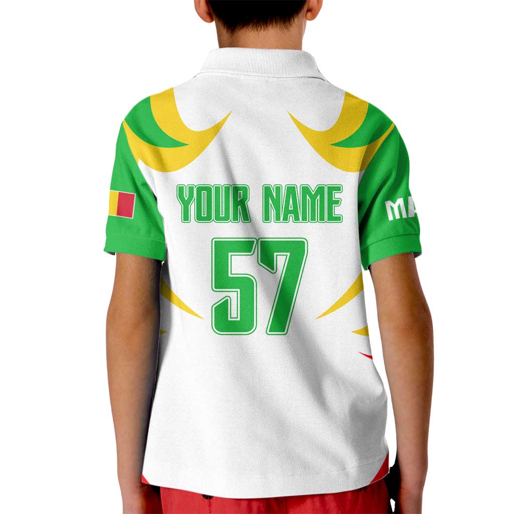 Mali Vulture Kid Polo Shirt Sporty Style with National Flag Colors
