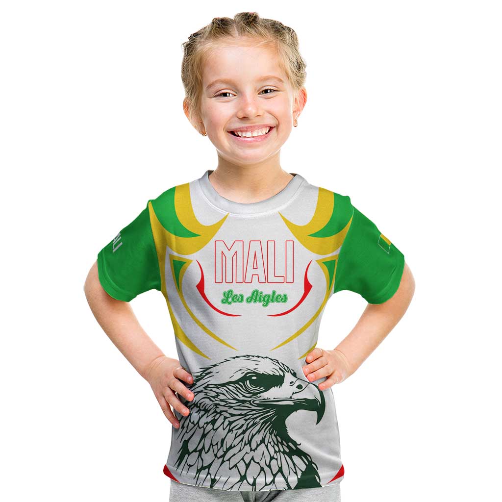 Mali Vulture Kid T Shirt Sporty Style with National Flag Colors