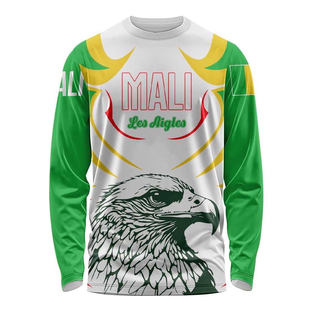 Mali Vulture Long Sleeve Shirt Sporty Style with National Flag Colors
