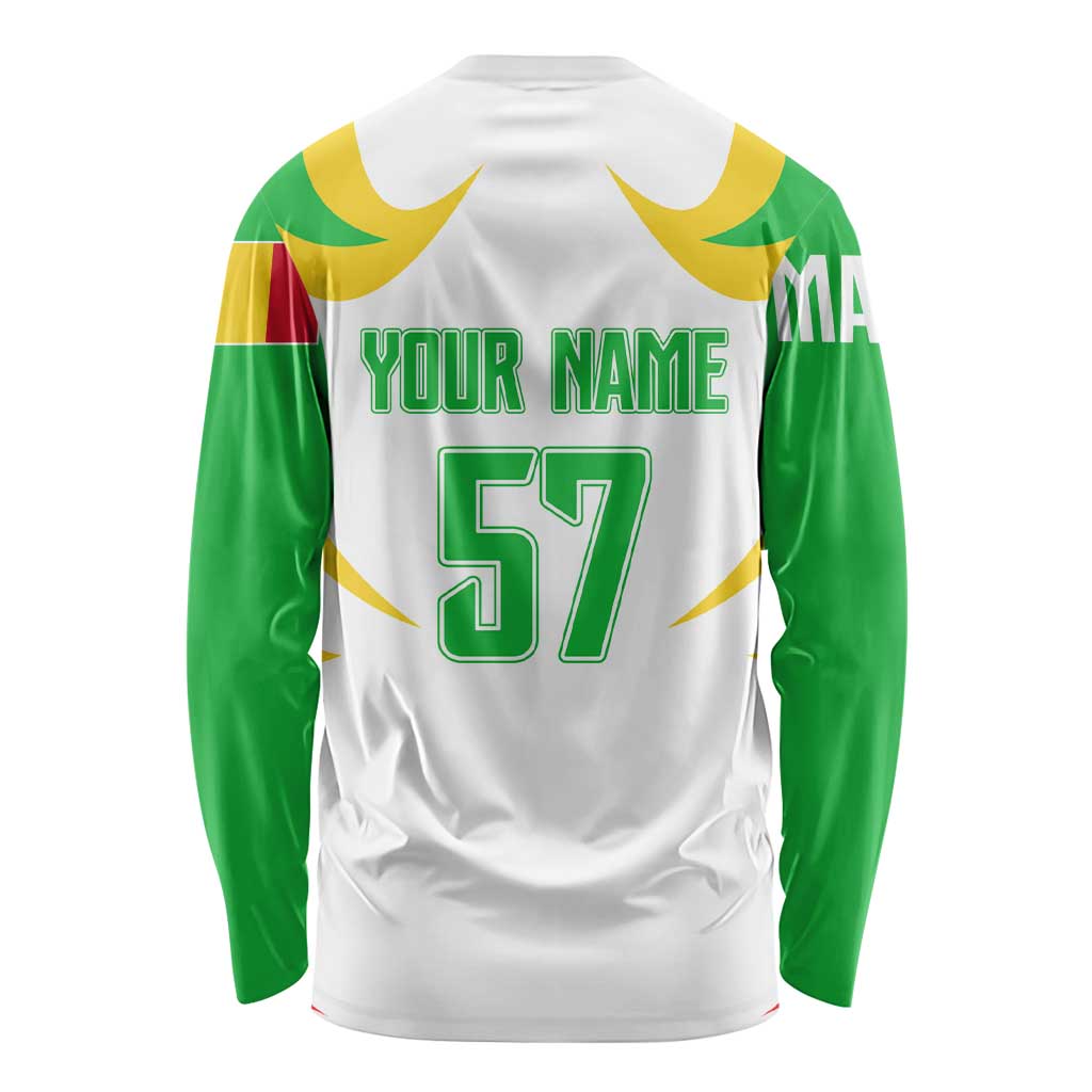 Mali Vulture Long Sleeve Shirt Sporty Style with National Flag Colors