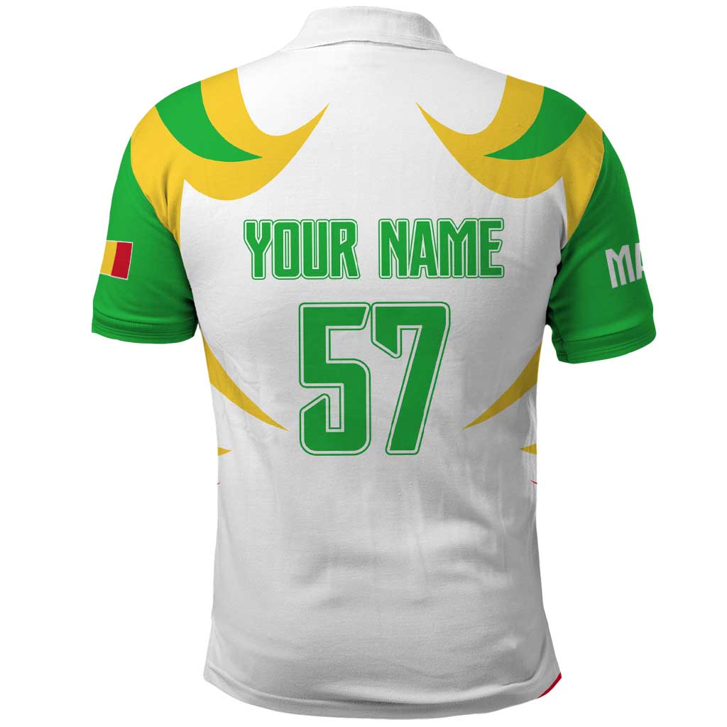 Mali Vulture Polo Shirt Sporty Style with National Flag Colors