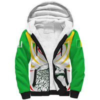 Mali Vulture Sherpa Hoodie Sporty Style with National Flag Colors
