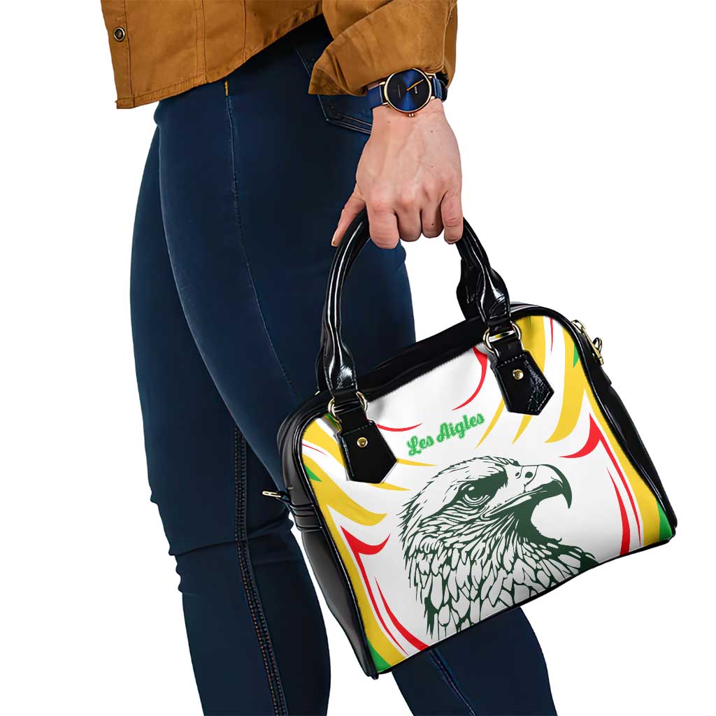 Mali Vulture Shoulder Handbag Sporty Style with National Flag Colors