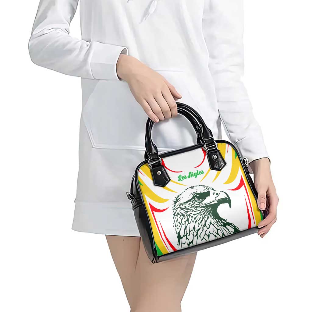 Mali Vulture Shoulder Handbag Sporty Style with National Flag Colors