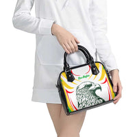 Mali Vulture Shoulder Handbag Sporty Style with National Flag Colors