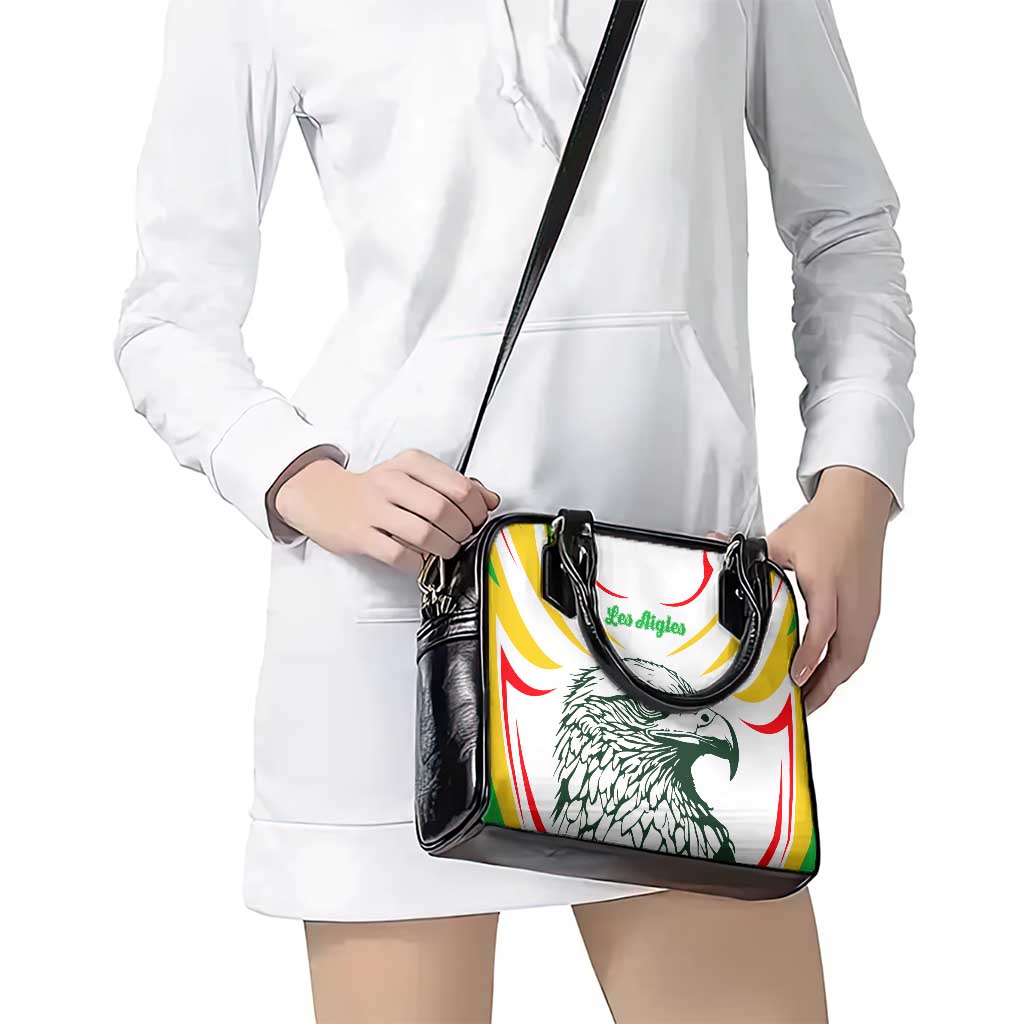 Mali Vulture Shoulder Handbag Sporty Style with National Flag Colors