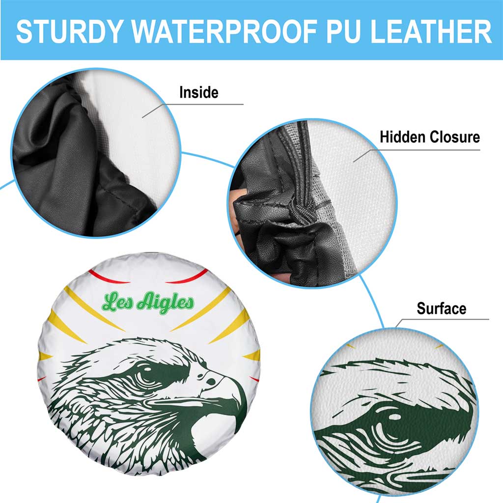 Mali Vulture Spare Tire Cover Sporty Style with National Flag Colors