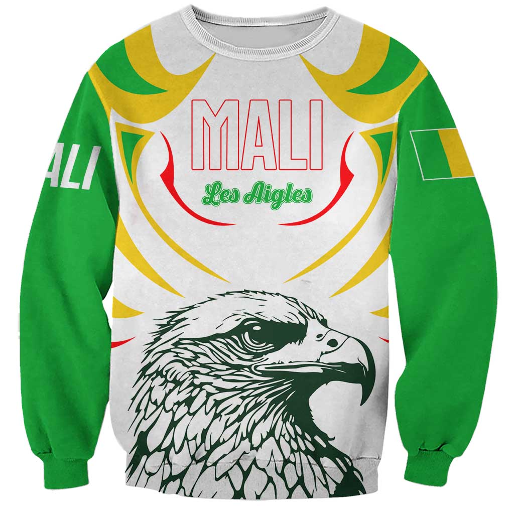 Mali Vulture Sweatshirt Sporty Style with National Flag Colors