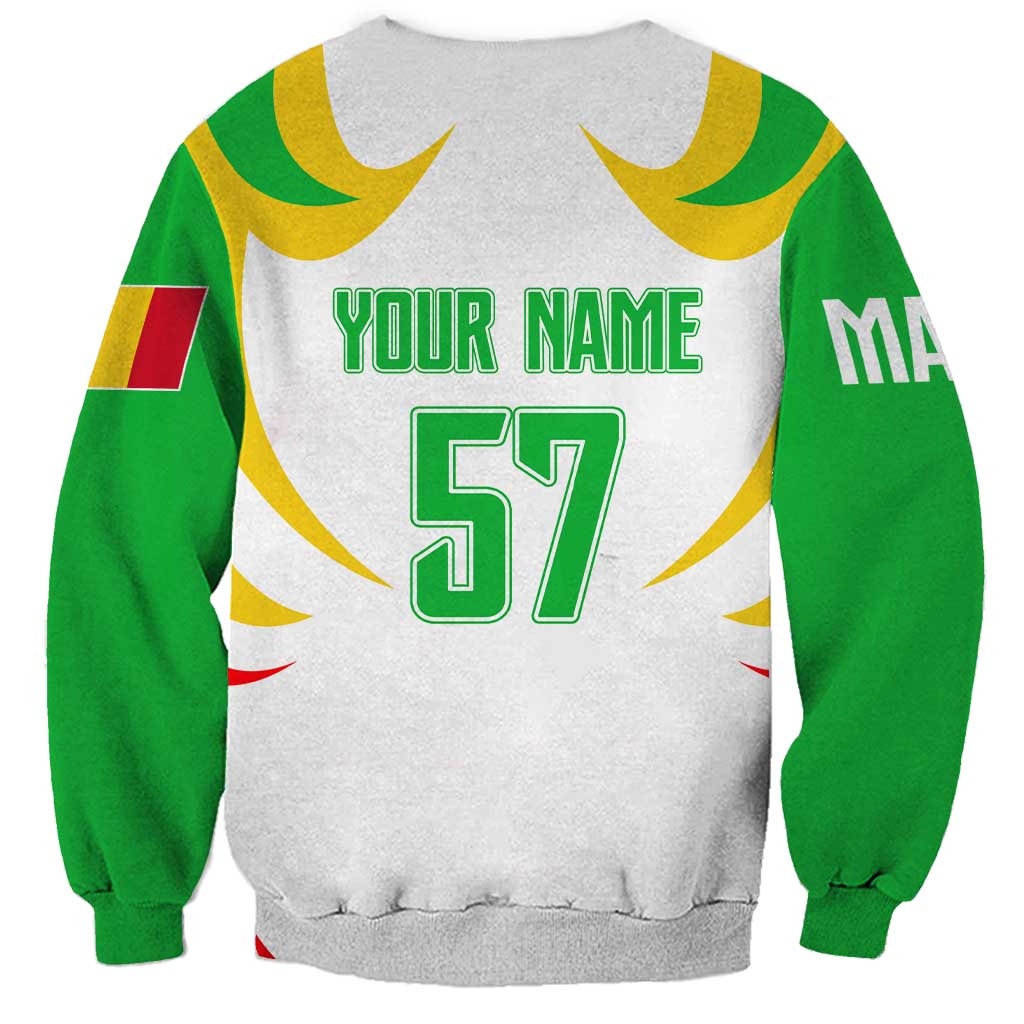 Mali Vulture Sweatshirt Sporty Style with National Flag Colors