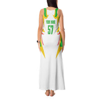 Mali Vulture Tank Maxi Dress Sporty Style with National Flag Colors