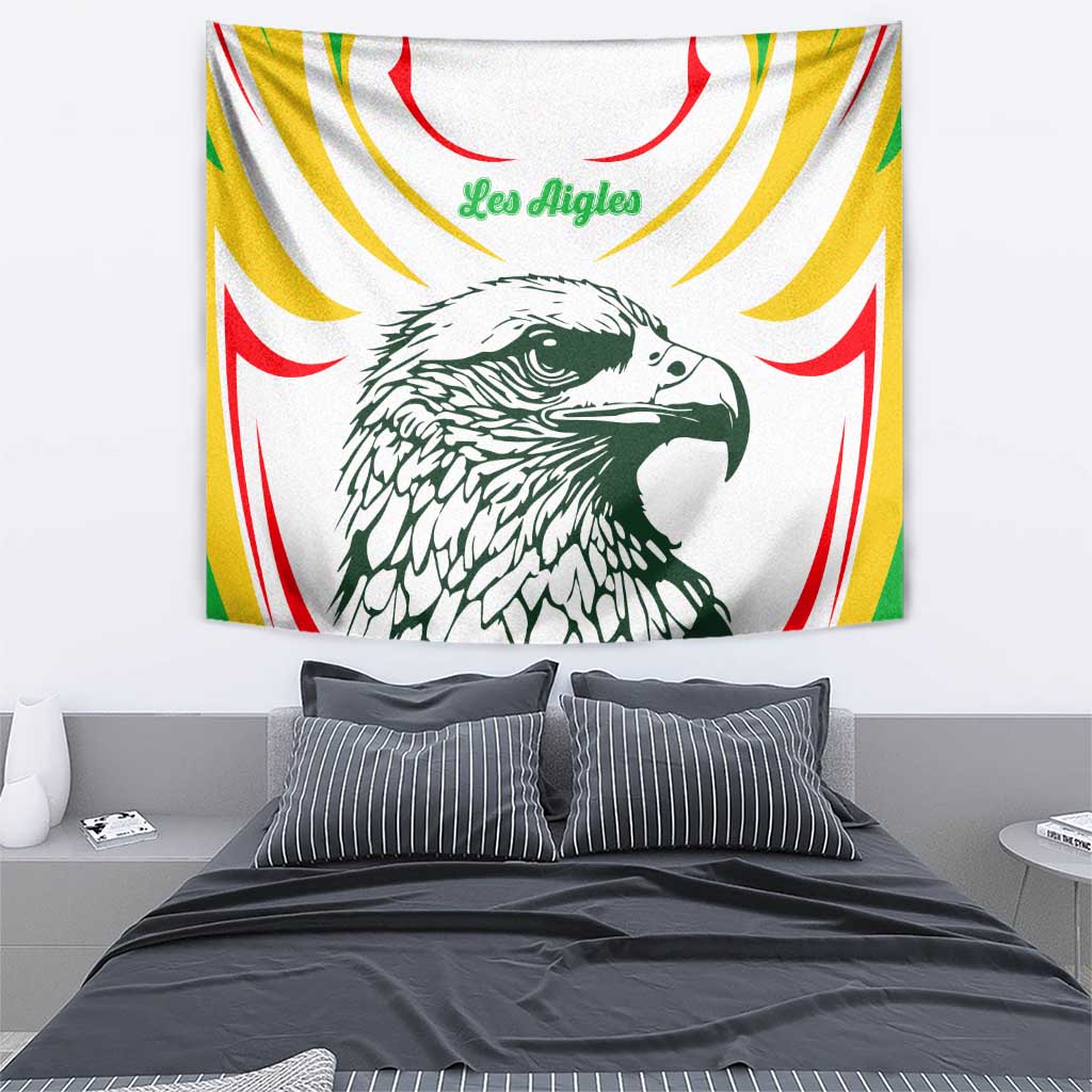 Mali Vulture Tapestry Sporty Style with National Flag Colors