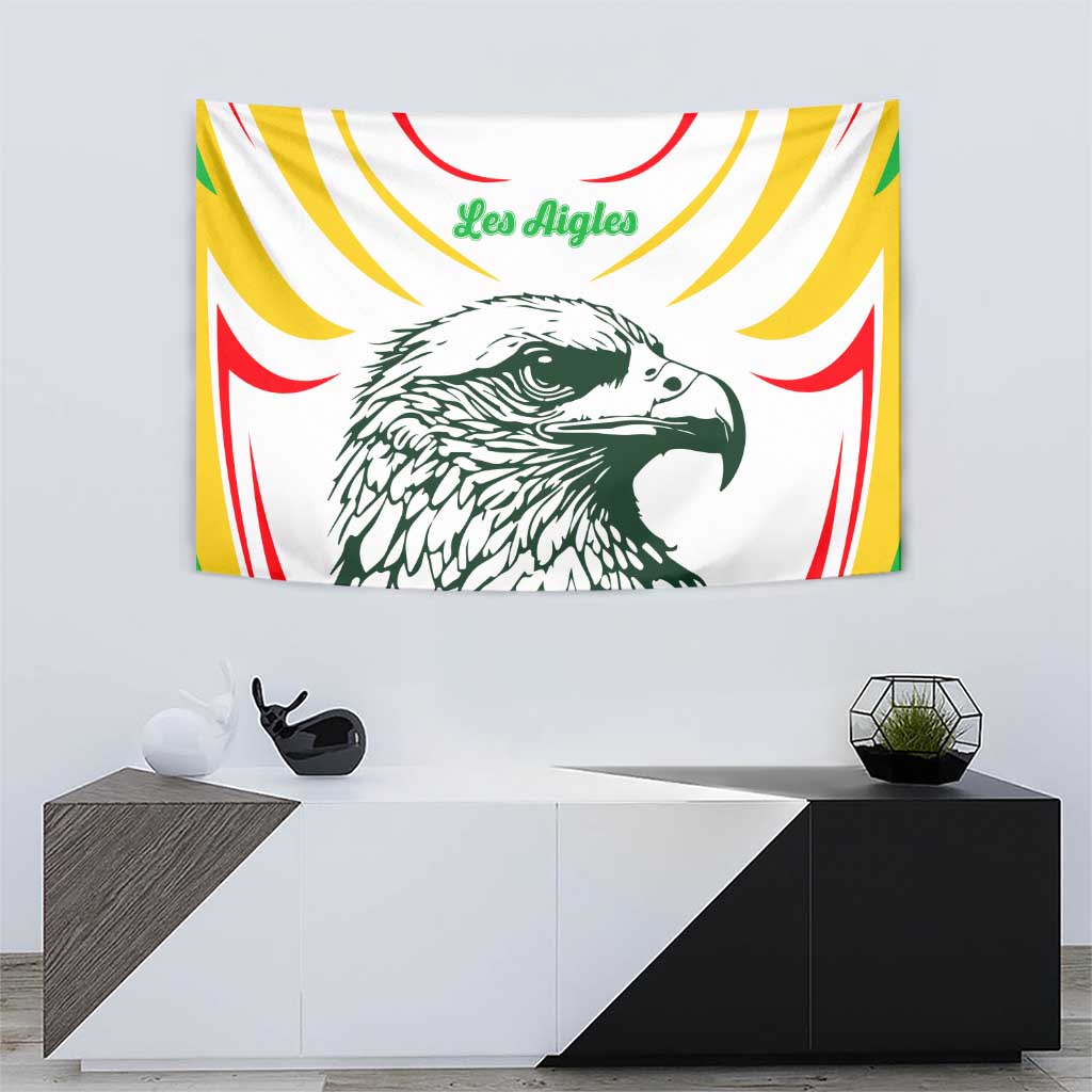 Mali Vulture Tapestry Sporty Style with National Flag Colors