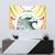 Mali Vulture Tapestry Sporty Style with National Flag Colors