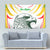 Mali Vulture Tapestry Sporty Style with National Flag Colors
