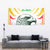 Mali Vulture Tapestry Sporty Style with National Flag Colors