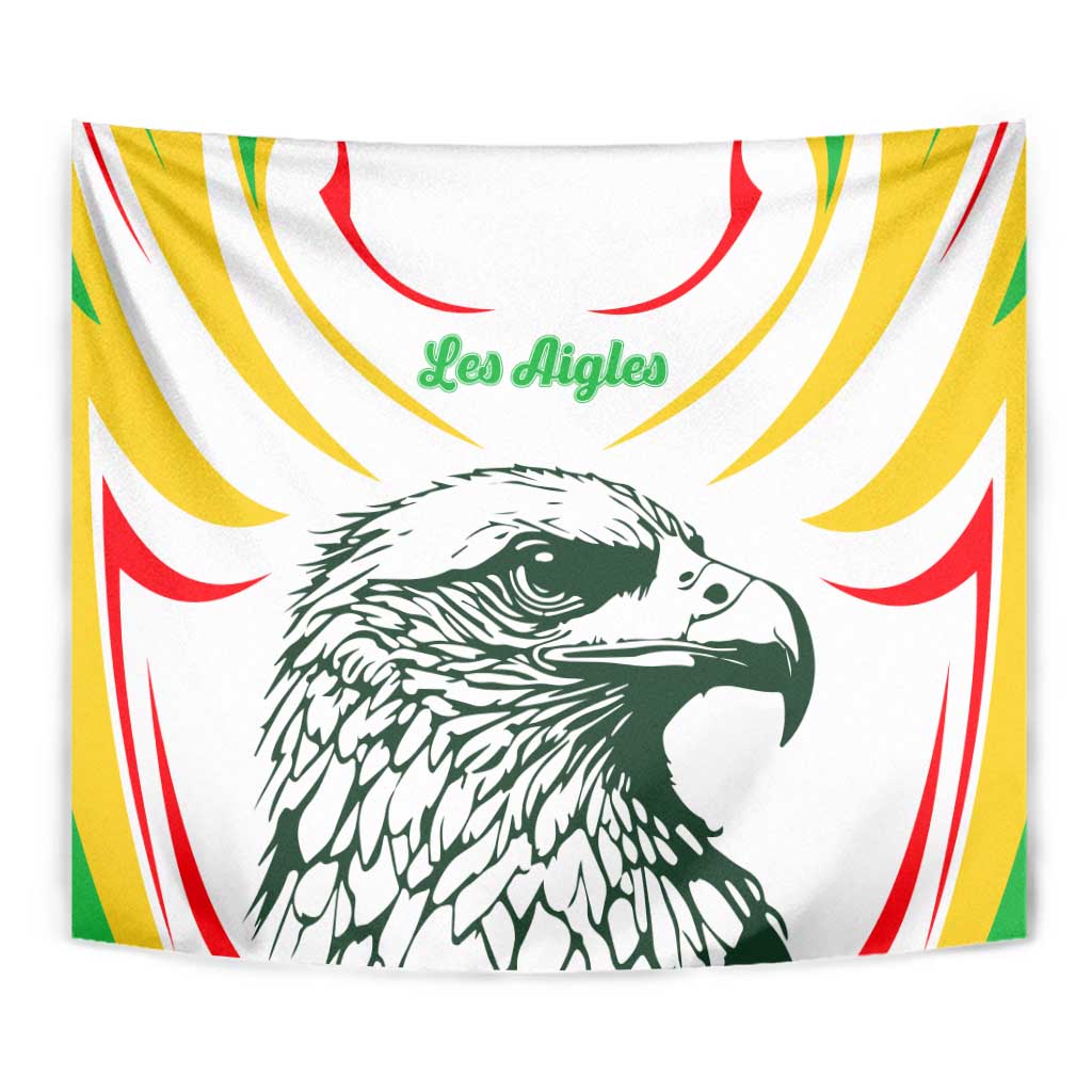 Mali Vulture Tapestry Sporty Style with National Flag Colors