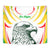 Mali Vulture Tapestry Sporty Style with National Flag Colors