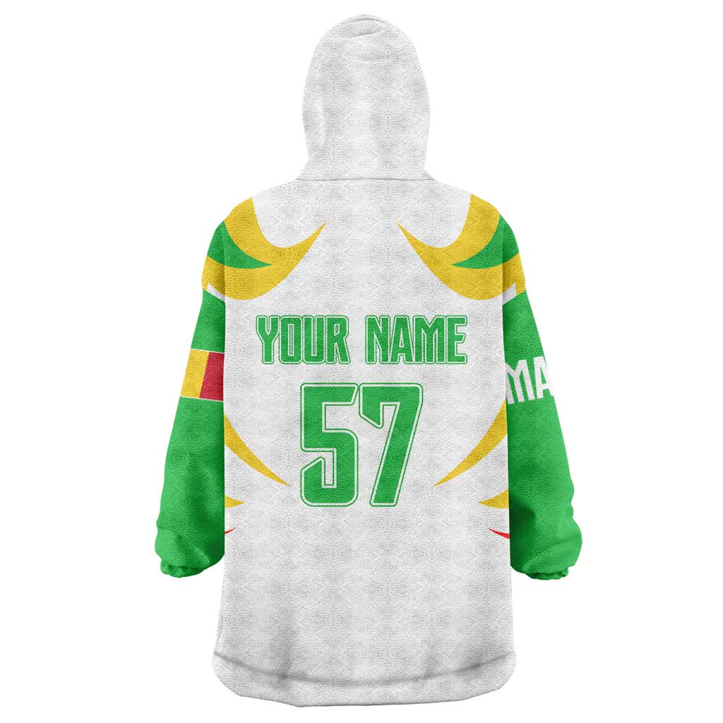 Mali Vulture Wearable Blanket Hoodie Sporty Style with National Flag Colors