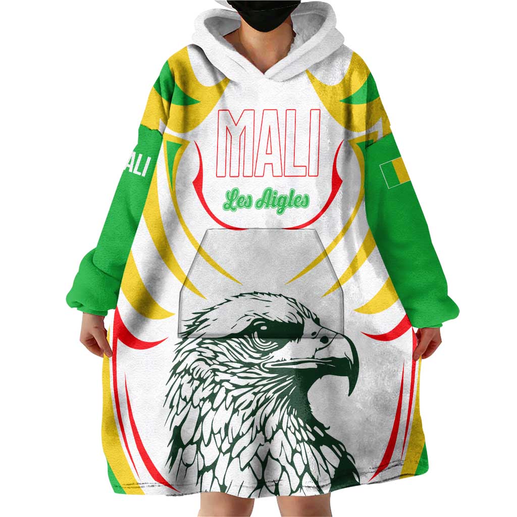 Mali Vulture Wearable Blanket Hoodie Sporty Style with National Flag Colors