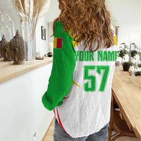 Mali Vulture Women Casual Shirt Sporty Style with National Flag Colors