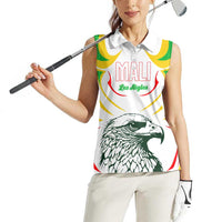 Mali Vulture Women Sleeveless Polo Shirt Sporty Style with National Flag Colors