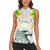 Mali Vulture Women Sleeveless Polo Shirt Sporty Style with National Flag Colors