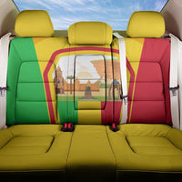 Mali Landmarks Back Car Seat Cover Cultural Patterns & Famous Tourist Destinations