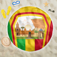 Mali Landmarks Beach Blanket Cultural Patterns & Famous Tourist Destinations