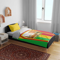 Mali Landmarks Bedding Set Cultural Patterns & Famous Tourist Destinations