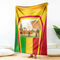 Mali Landmarks Blanket Cultural Patterns & Famous Tourist Destinations