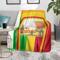 Mali Landmarks Blanket Cultural Patterns & Famous Tourist Destinations