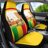 Mali Landmarks Car Seat Cover Cultural Patterns & Famous Tourist Destinations