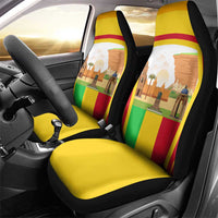 Mali Landmarks Car Seat Cover Cultural Patterns & Famous Tourist Destinations