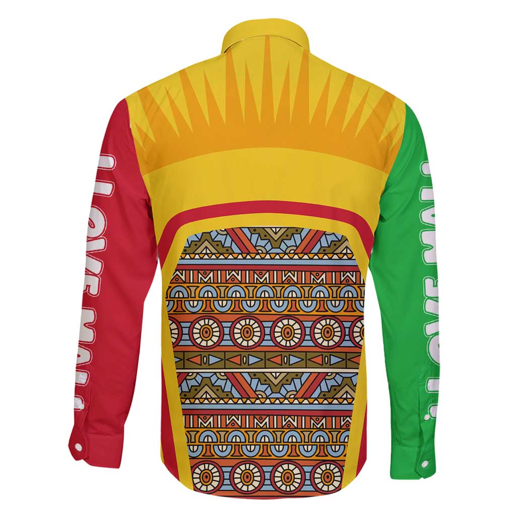 Mali Landmarks Family Matching Puletasi and Hawaiian Shirt Cultural Patterns & Famous Tourist Destinations