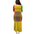 Mali Landmarks Family Matching Puletasi and Hawaiian Shirt Cultural Patterns & Famous Tourist Destinations