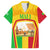 Mali Landmarks Family Matching Short Sleeve Bodycon Dress and Hawaiian Shirt Cultural Patterns & Famous Tourist Destinations