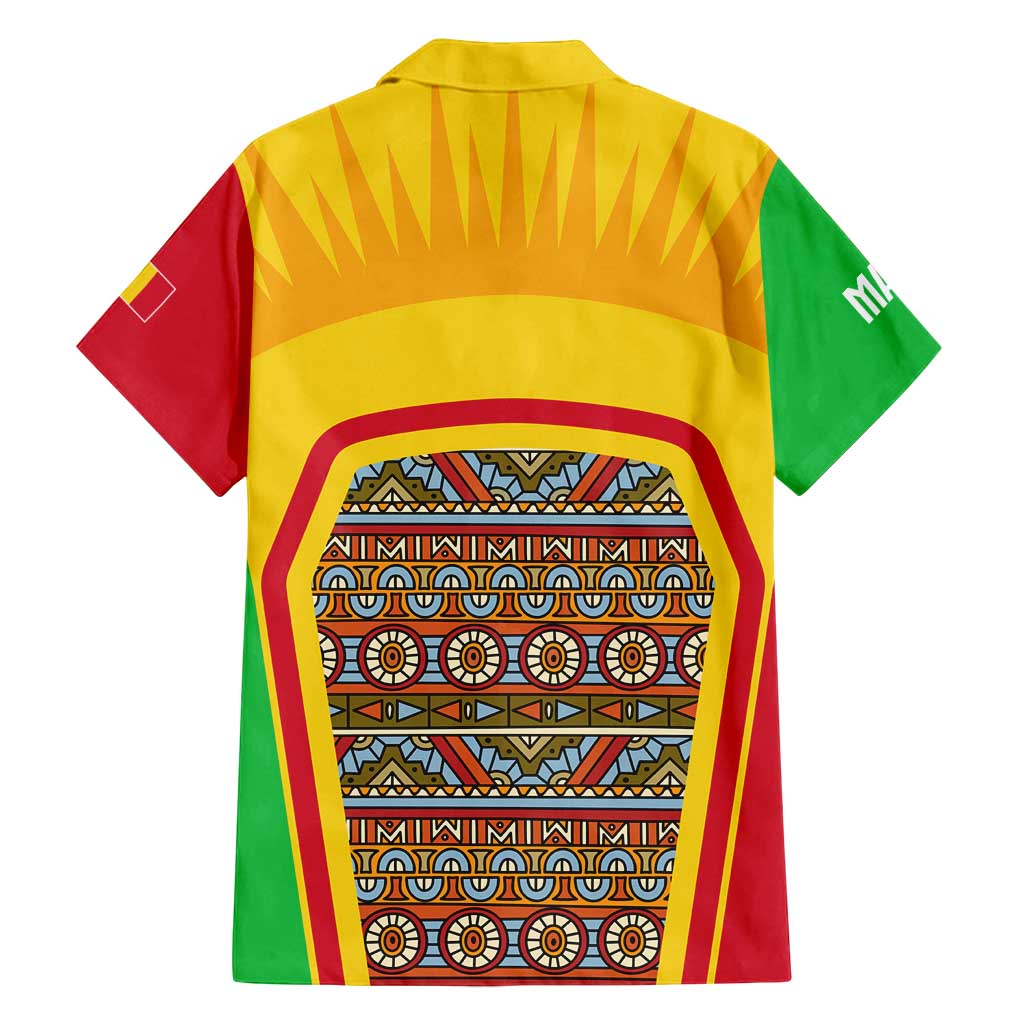 Mali Landmarks Family Matching Summer Maxi Dress and Hawaiian Shirt Cultural Patterns & Famous Tourist Destinations