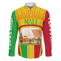 Mali Landmarks Family Matching Tank Maxi Dress and Hawaiian Shirt Cultural Patterns & Famous Tourist Destinations