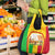 Mali Landmarks Grocery Bag Cultural Patterns & Famous Tourist Destinations